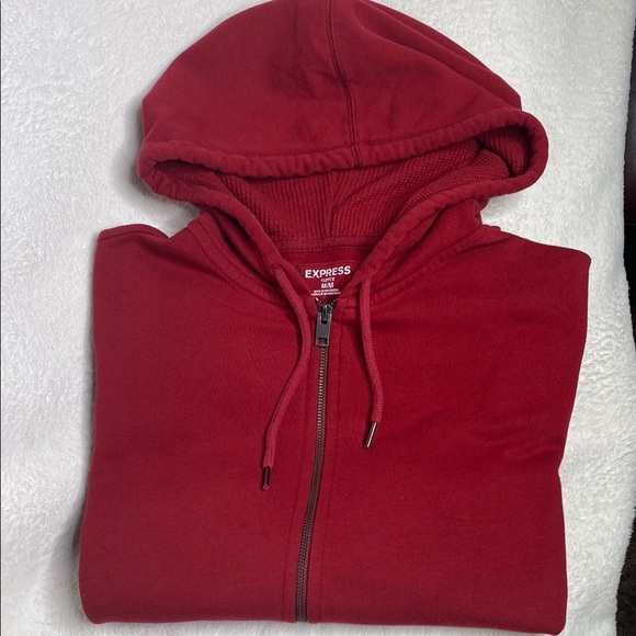 Express Red Hoodie - Picture 1 of 5